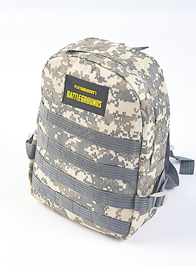 328吃鸡绝地求生三级双肩背包75991和平精英迷彩男女童学生小书包