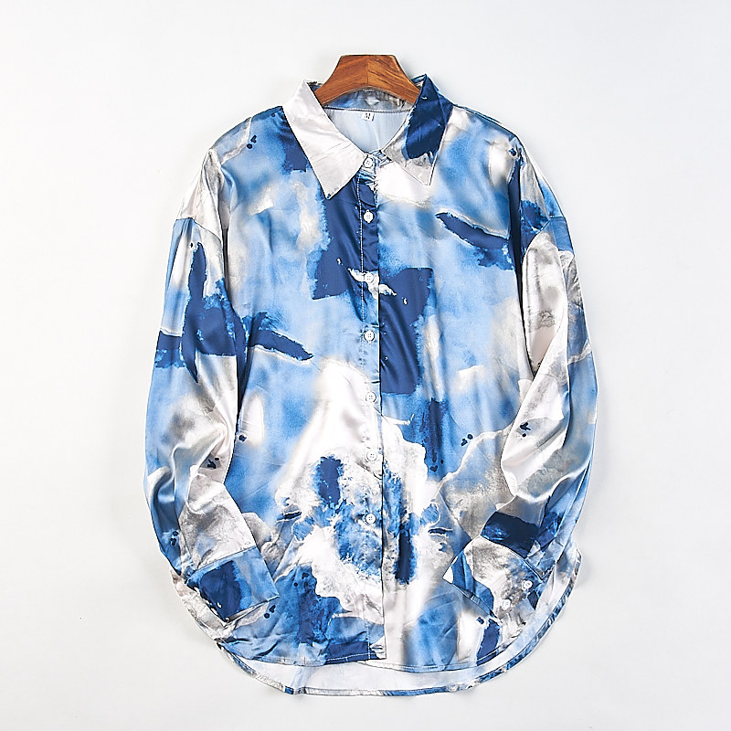 夏季宽松舒适凉感百搭休闲薄衬衣