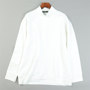 衫 日单小高领卫衣打底衫 男女12.9L84571软糯舒适宽松型春秋冬长袖