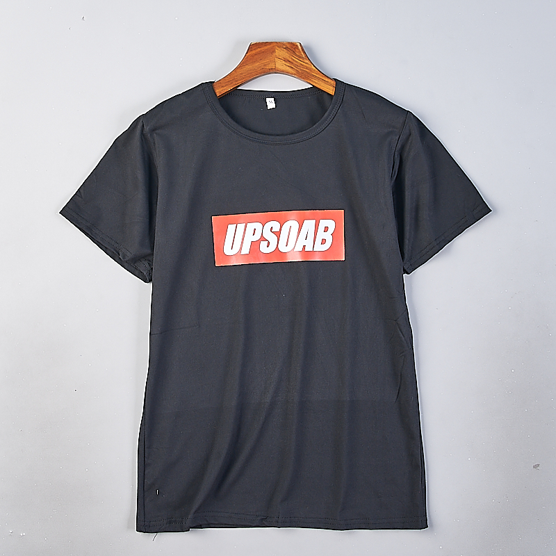 外贸潮流印花短袖T恤衫男女