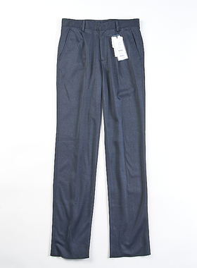 出口韩国男士休闲西裤2.11H81597春秋通勤一体薄绒中腰直筒长裤子