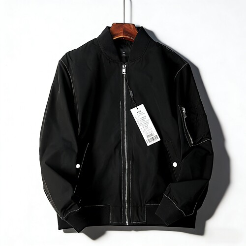 春秋季棒球领防风纯色外套百搭