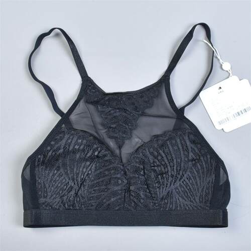 高端蕾丝蝉翼文胸2.11L81727性感微透舒适无钢圈四季百搭美背内衣