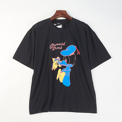 外贸单卡通印花短袖T恤女