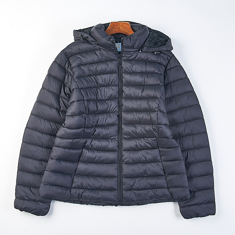 外贸原单黑色加厚棉衣女1126H80976冬新款连帽加绒保暖棉服短外套,女装/女士精品,棉衣/棉服,淘宝优惠券,粉丝福利购,淘宝优惠卷