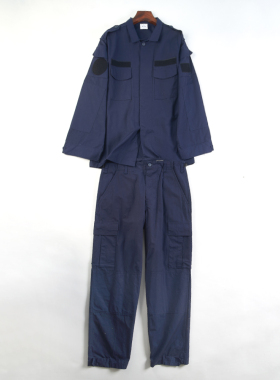 超高品质男士工装套装82069四季多口袋工作服夹克+休闲长裤两件套