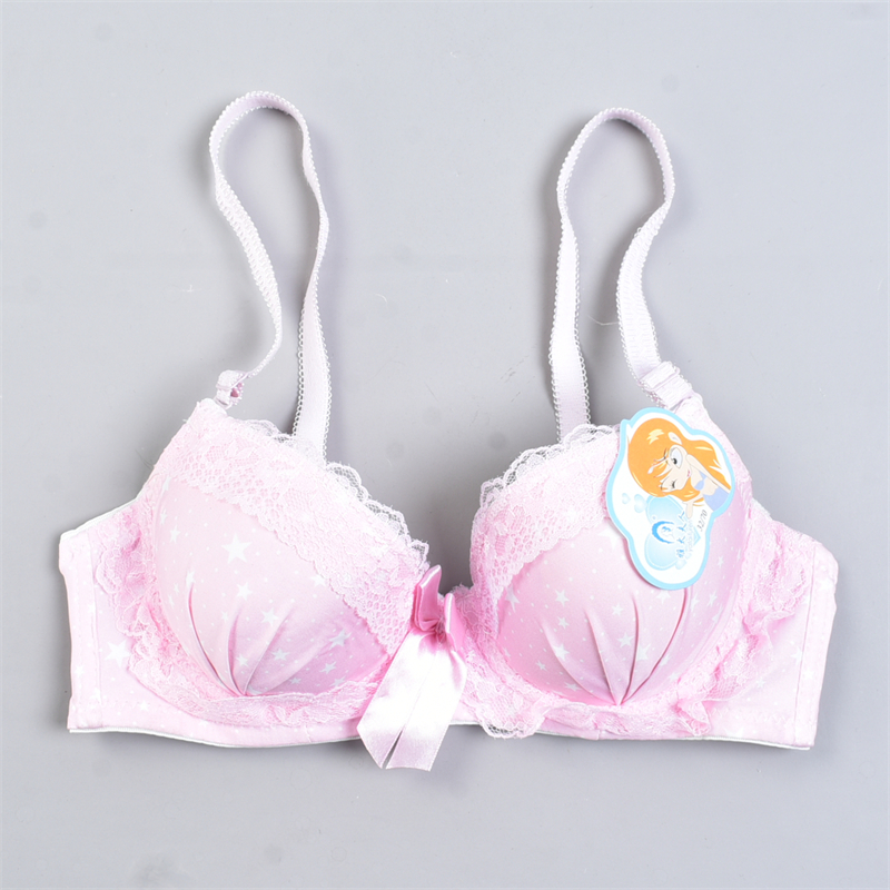 630甜美少女感蕾丝边文胸女82545聚拢上托小胸型四季百搭内衣胸罩