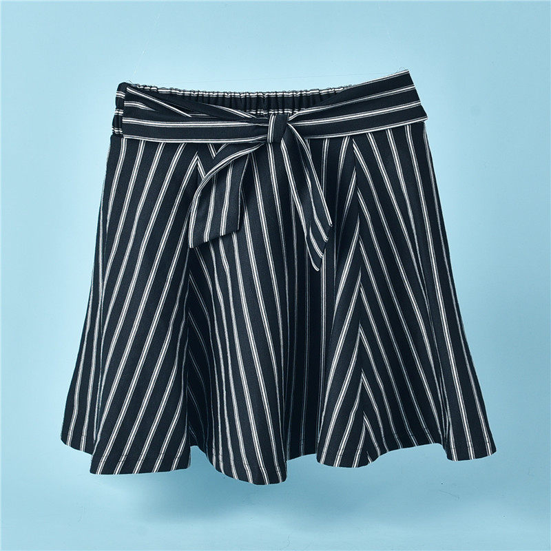 日单少女装减龄学生条纹半身裙