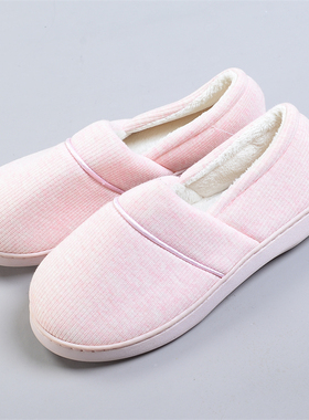 后包跟棉拖鞋女9.10L80234防滑软底加厚加绒产妇孕妇月子鞋保暖鞋