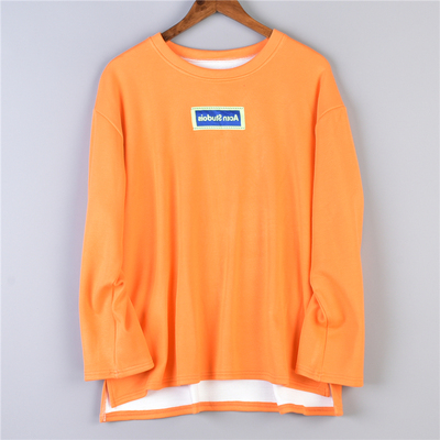 女生重磅加绒卫衣保暖外穿打底衫