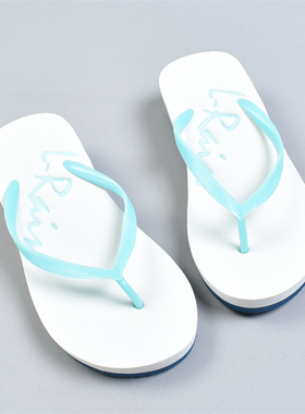 外贸坡跟夹趾拖鞋子女34L81910休闲度假沙滩鞋夏季潮流时尚人字拖