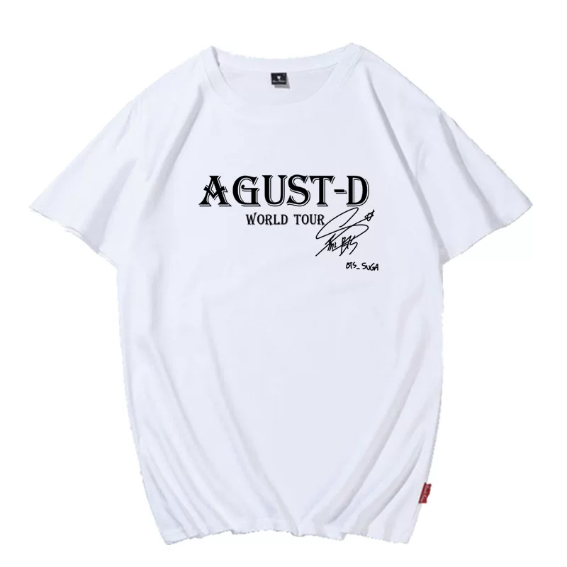 Футболка BTS BTS SUGA Agust D альбом D-DAY с коротким рукавом Park Ji-hyun футболка