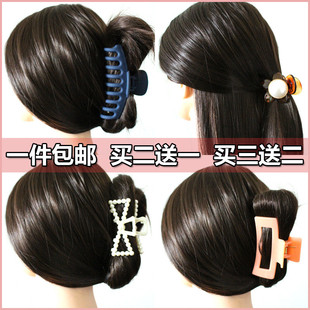 韩国发夹抓夹洗澡大中小头发夹子刘海后脑勺爱心蝴蝶结边夹顶夹女