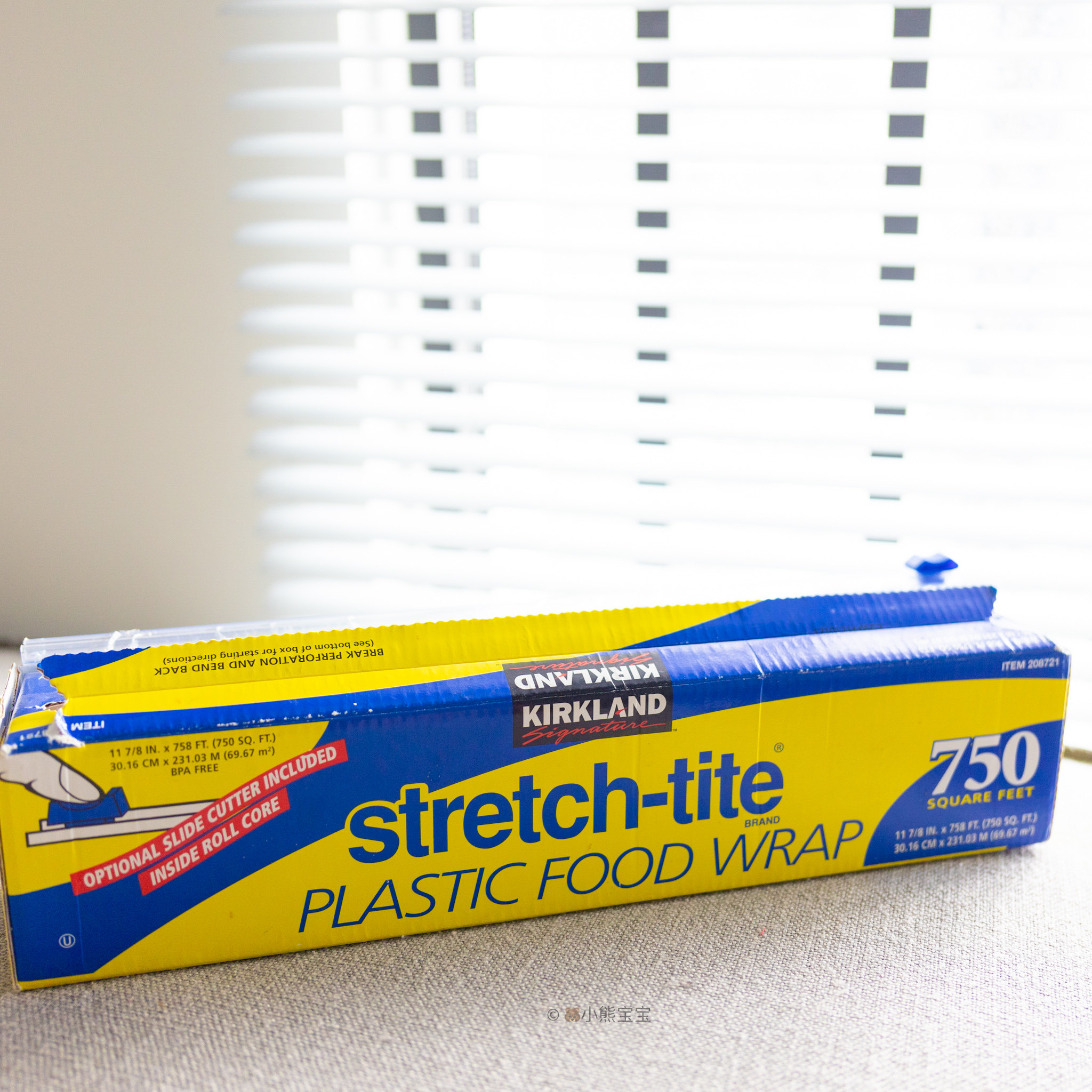 美国Kirkland柯克兰保鲜膜750英尺带切割器耐高温可微波231米*1盒,餐饮具,保鲜膜,淘宝优惠券,粉丝福利购,淘宝优惠卷