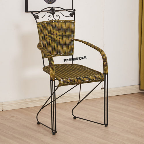 藤编舒适透气可收纳椅子工厂直销