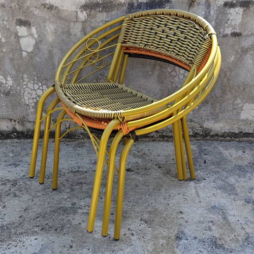 新款椅子空管休闲围椅