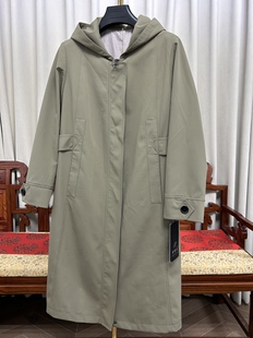 品牌订单余单女士长款派克服外皮春秋款可搭配内胆连帽风衣拉链款