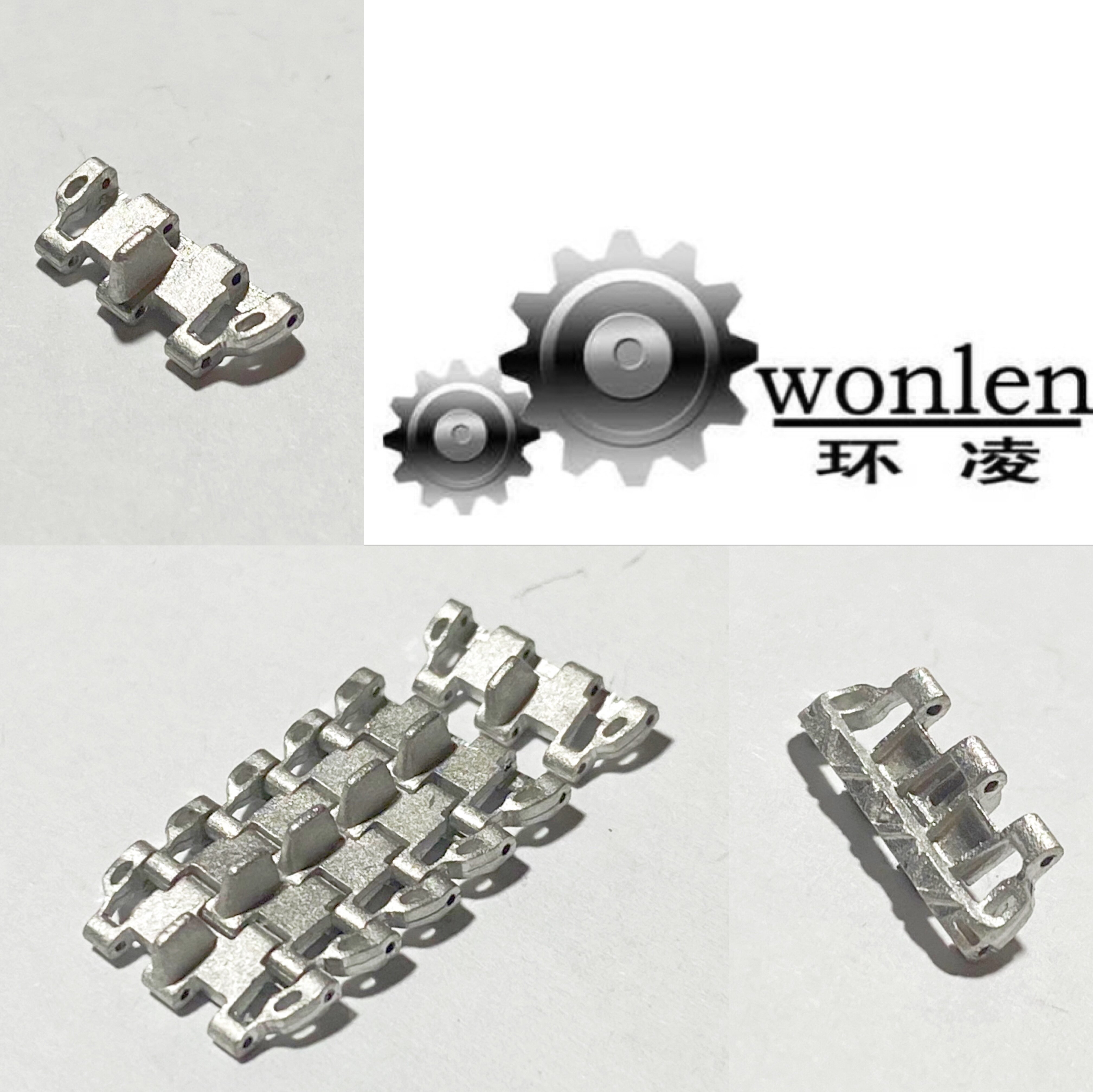 【环凌】1:35 039 德国三/四号后期A型 灰熊 坦克模型金属履带