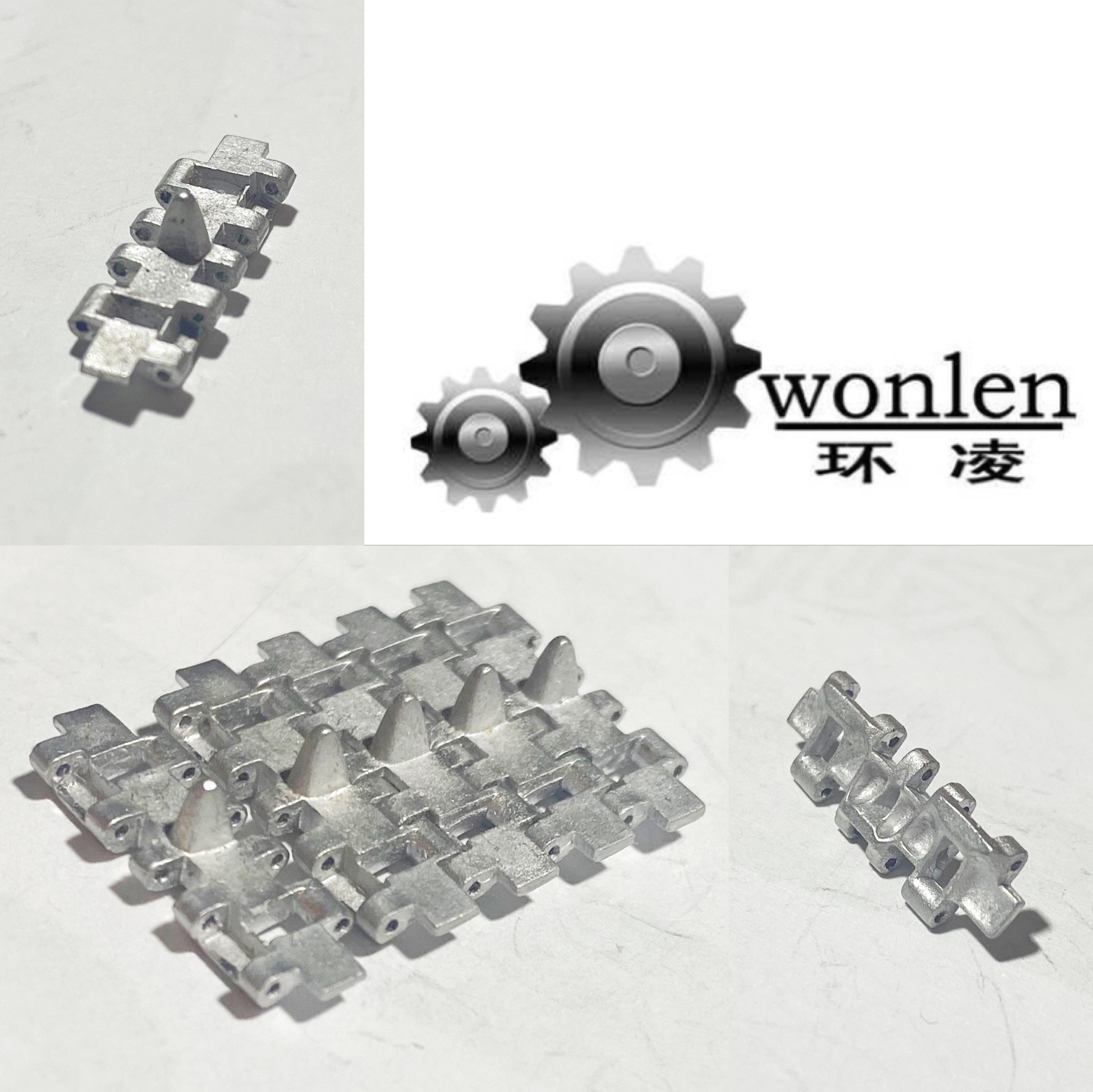 环凌苏联kv坦克模型金属履带