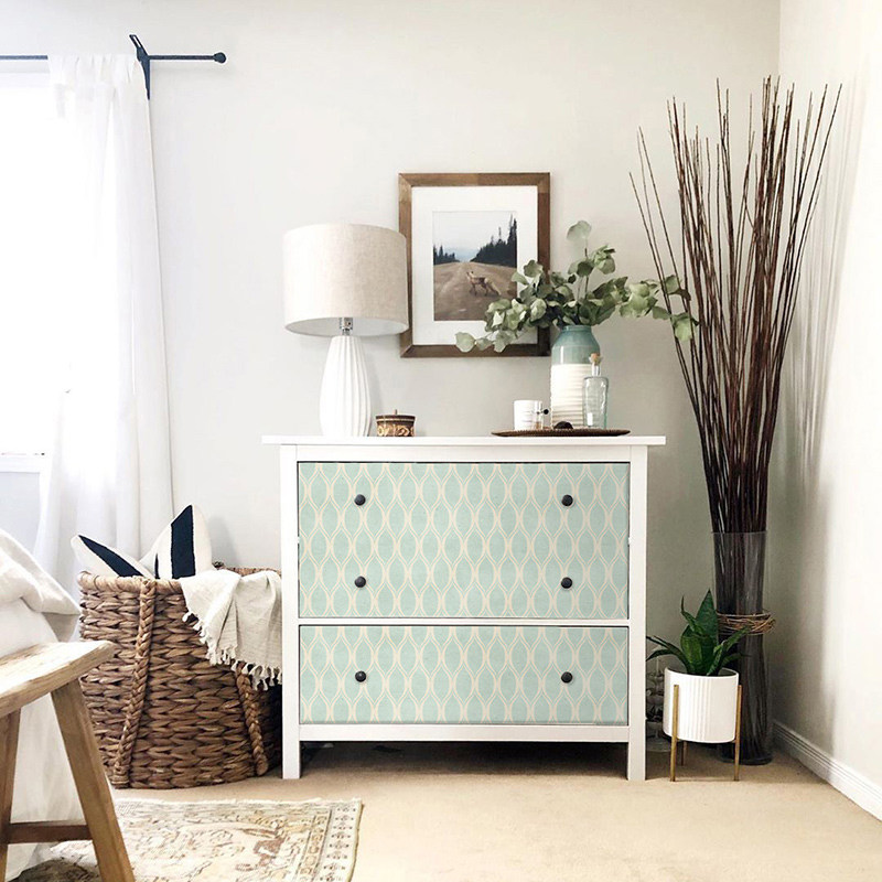 复古怀旧摩登风格家居贴纸客厅卧室墙面装饰墙贴旧家具移门翻新贴