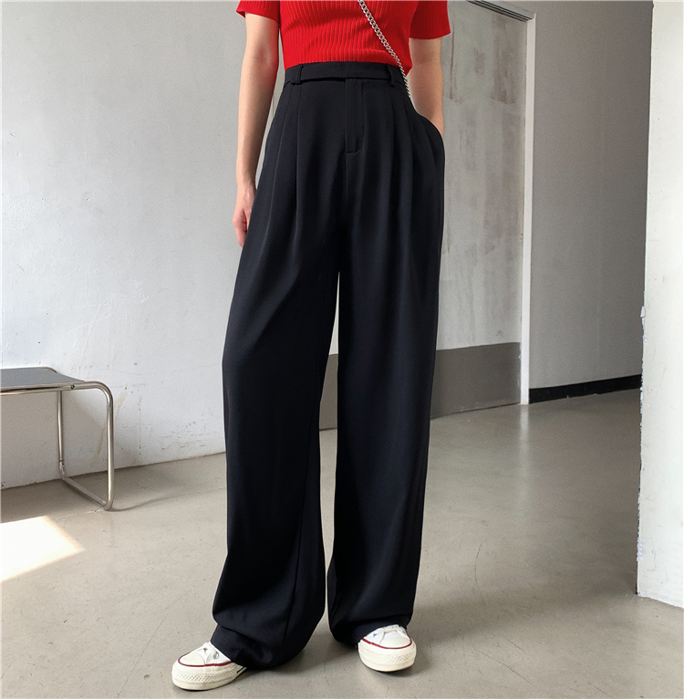 New high waist and thin wide leg pants for spring and summer