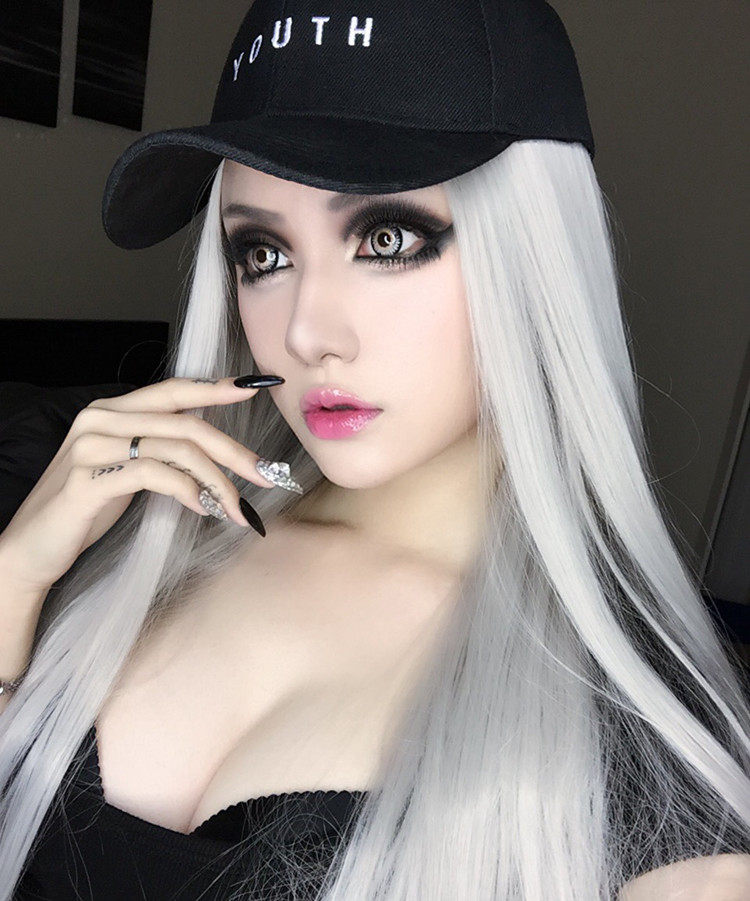 Perruque Long cheveux raides - Ref 2610427 Image 1