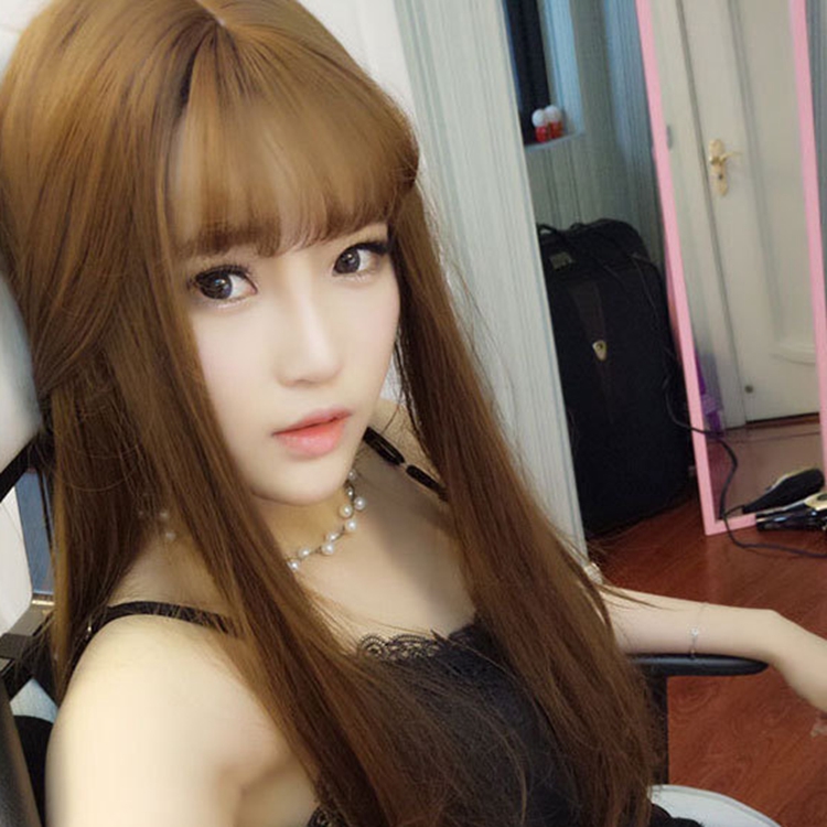 Perruque Long cheveux raides - Ref 2614120 Image 1