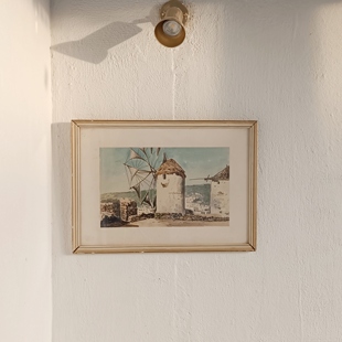 刘小姐鑫鑫西洋中古艺术 瑞典艺术家原创彩色雕版画装饰画