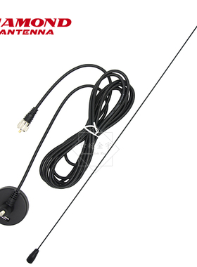 日本钻石  MC100 VHF 单频段 裁剪高增益 吸盘套装天线 144MHz