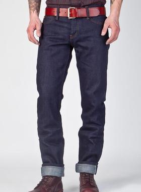 现货加拿大Unbranded UB121修身21oz超重磅原色牛仔裤赤耳面料