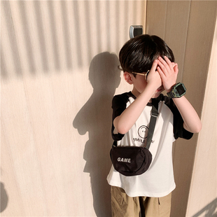 儿童T恤宝宝上衣夏装 童童妈定制男女童纯棉韩版 宽松插肩笑脸短袖