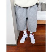 夏秋 宝宝珠地棉运动短裤 童妈定制男童韩版 休闲字母宽松过膝6分裤