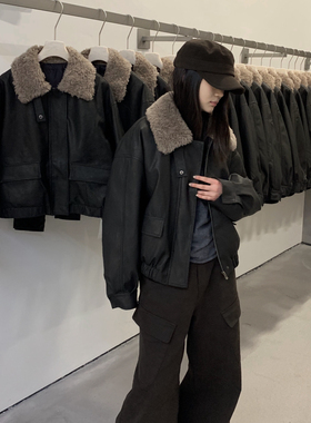 静茹冬上新羊毛拼接设计休闲保暖羽绒服外套81202