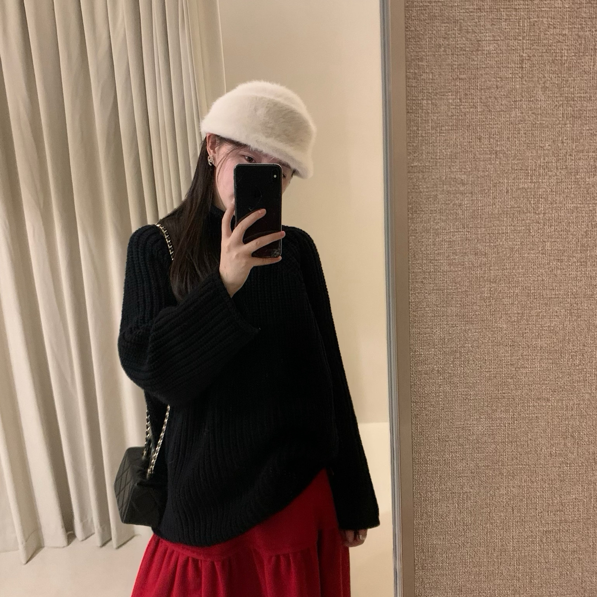 静茹设计两穿百搭不挑人卷边立领羊毛高领毛衣(含32羊毛)PSM5177