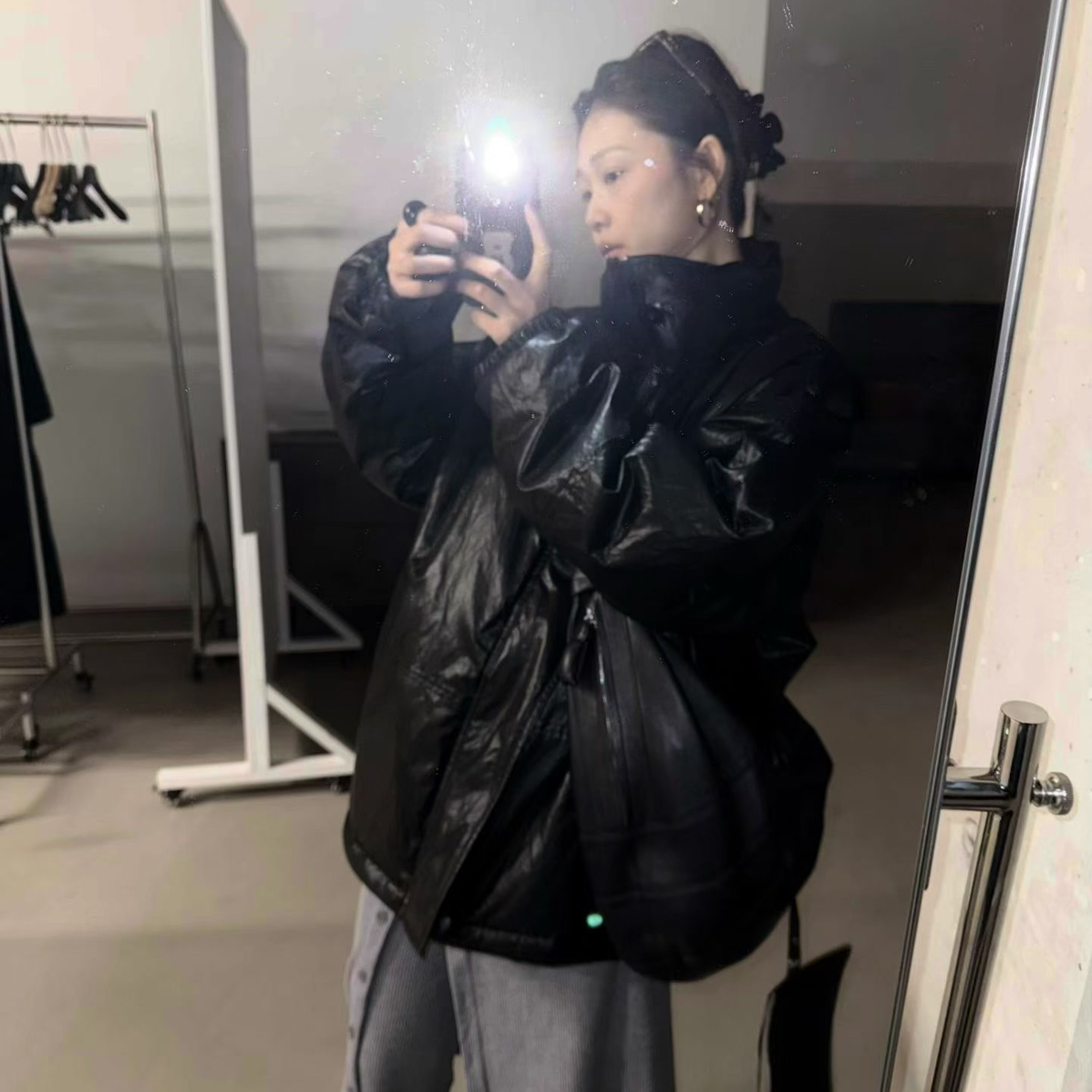 静茹小红书热搜档口立领设计感韩版洋气保暖羽绒服外套363D286