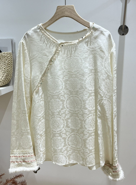 静茹26年早春新中式民族风复古国风小衫TDC-08913