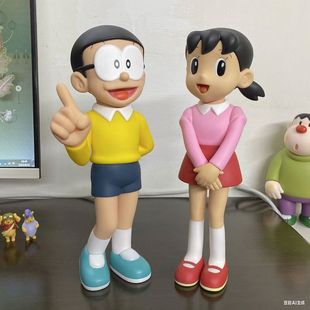 哆啦a梦大雄静香机器猫手办大号摆件公仔儿童礼物生日礼品情人节