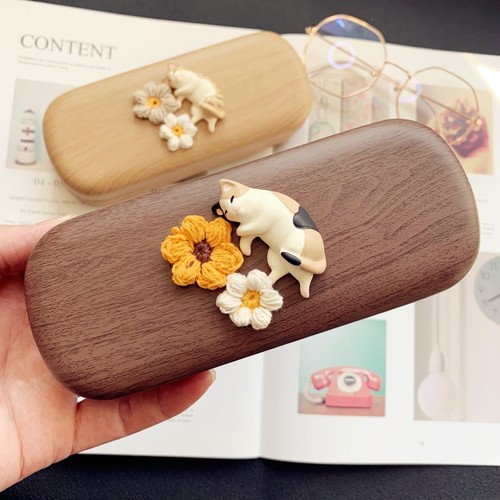 那时花开眼镜盒防压抗压大框