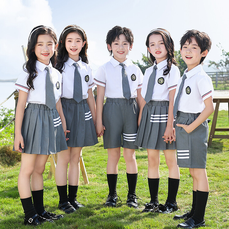 研学夏令营服装儿童班服套装男女童夏季JK制服日本小学生校服