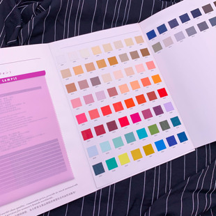 2000纯色仿真丝乔其纱雪纺纱布料薄透内衬里布色卡样本册小样面料