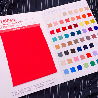 珍珠雪纺布料面料仿真丝乔其纱