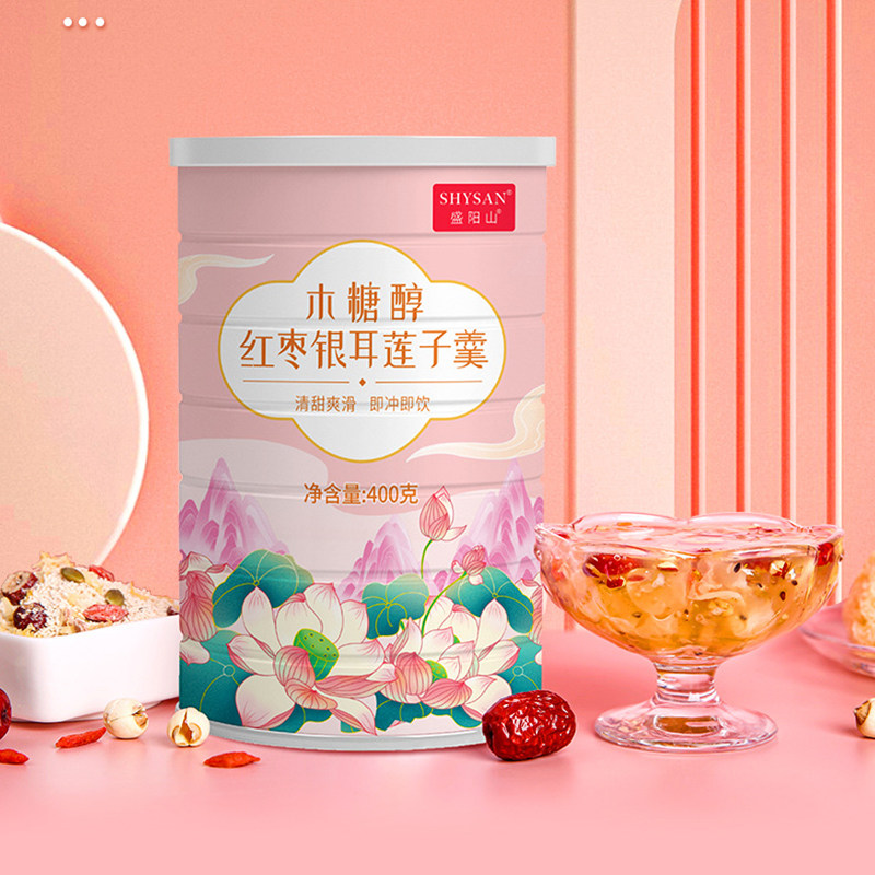 哺乳期孕妈妈可以代餐红枣坚果银耳羹夜宵坐月子吃的解馋营养早餐