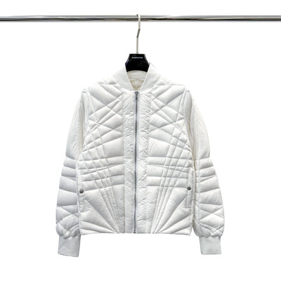 暗黑RO风鹅绒羽绒服飞行夹克男女同款轻薄射线自主设计羽绒服