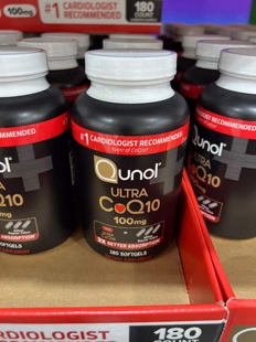 现货美国Qunol 泛醇水溶性还原性辅酶Q10CoQ10 100mg 120粒美国