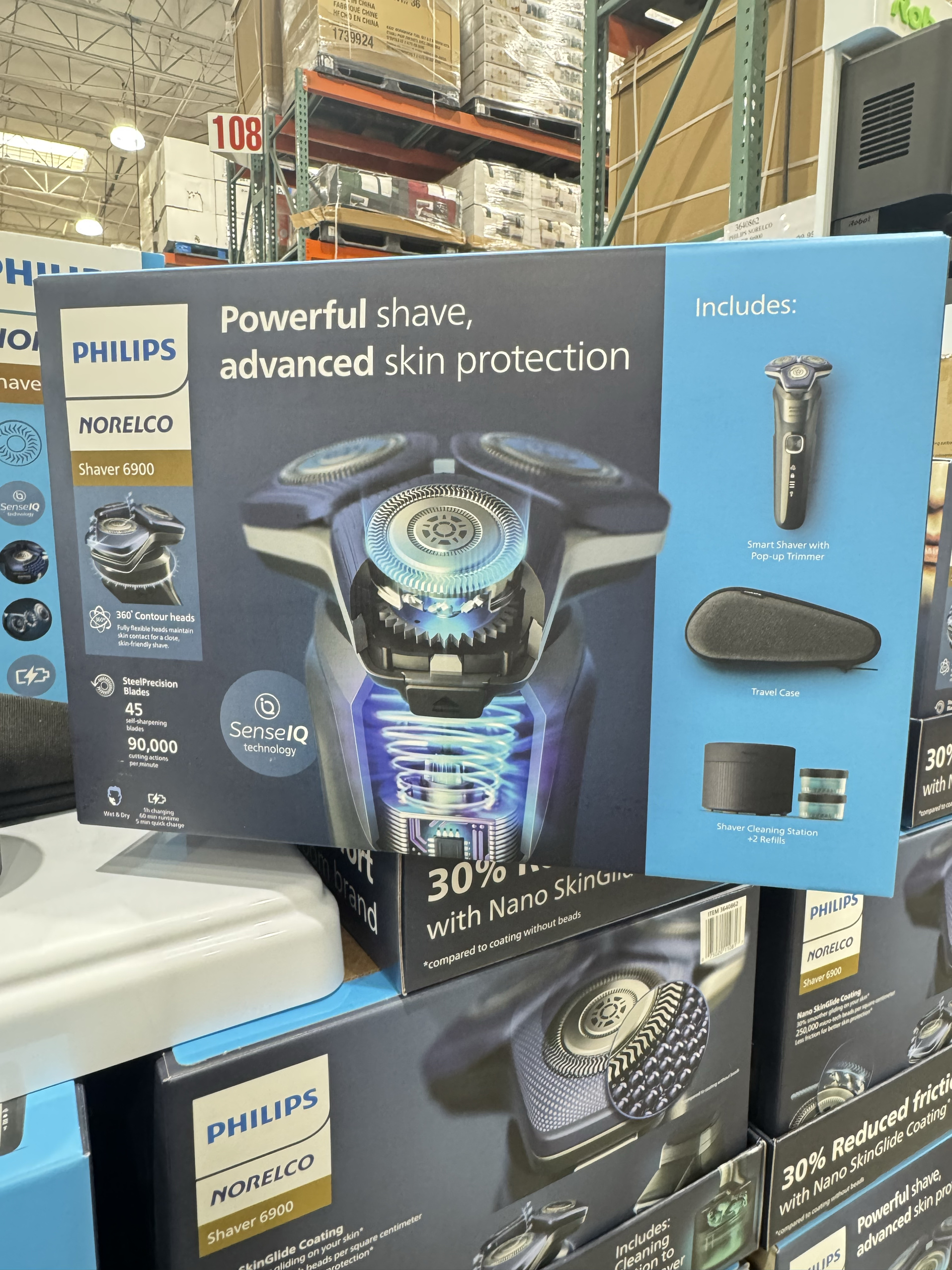 美国代购2024新品PHILIPS NORELCO飞利浦剃须刀S6900刮胡刀