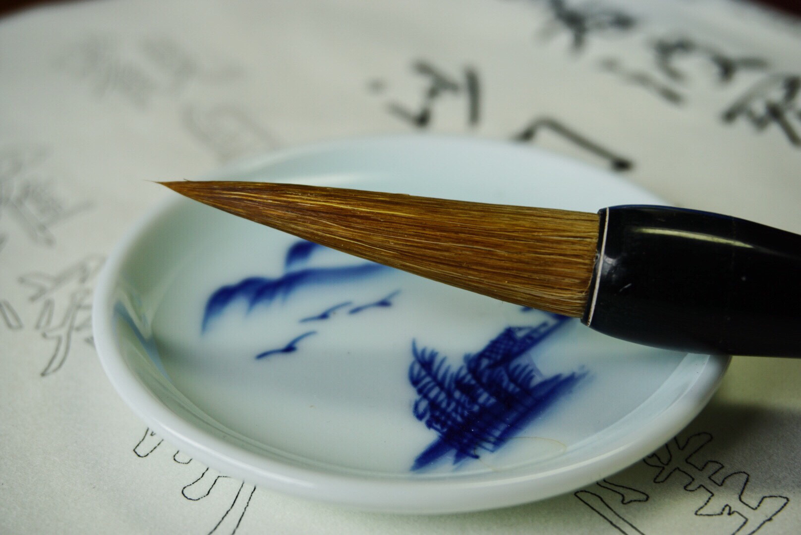 狼毫珍品大号邹氏农耕笔庄
