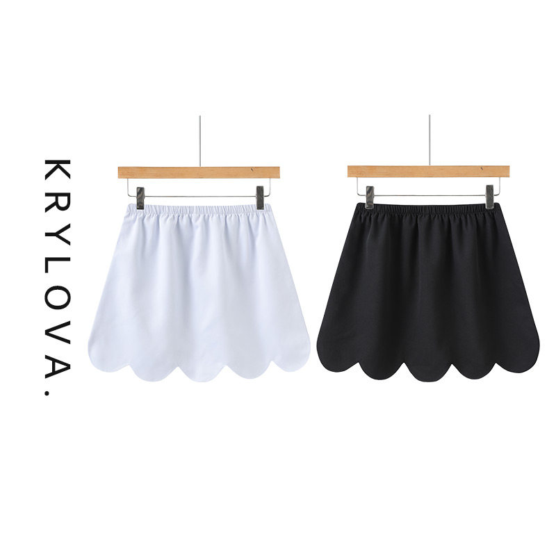 春季小屁帘波浪荷叶边内搭假下摆A字半身裙卫衣鲨鱼裤打底神器,女装/女士精品,半身裙,淘宝优惠券,粉丝福利购,淘宝优惠卷