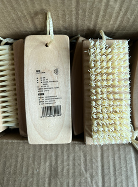 万隆414鞋帽刷塑料硬毛刷丝多功能洗衣刷实木板刷家用清洁鞋刷子