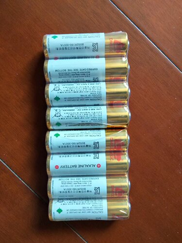 DMEGC 指纹密码锁专用电池 五号干电池2600mAH 1.5V金色 八节包邮
