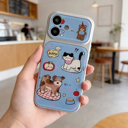 小狗小猫适用iPhone17promax手机壳苹果16pro新款15pro小众16